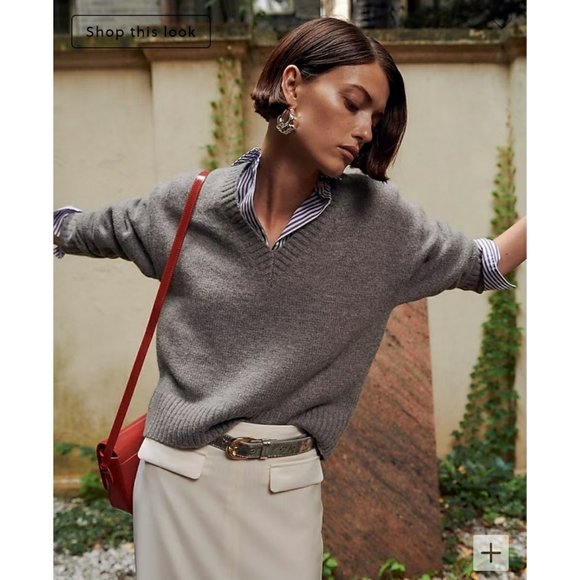 J.Crew Collection tuxedo maxi skirt in wool - Picture 4 of 16